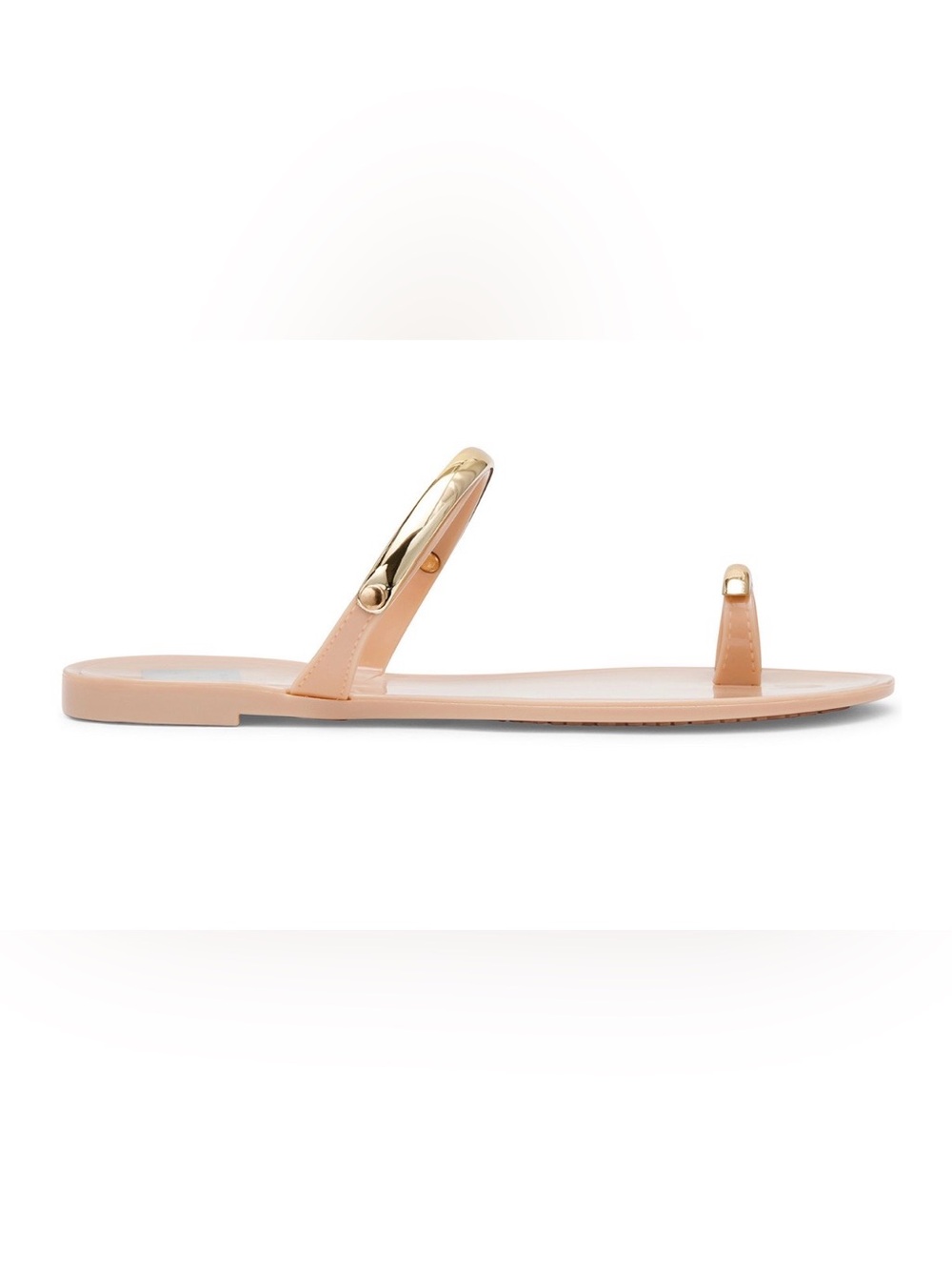 DV Dolce Vita Ivonna Embellished Toe Ring Jelly Flat Sandals - Picture 4 of 5